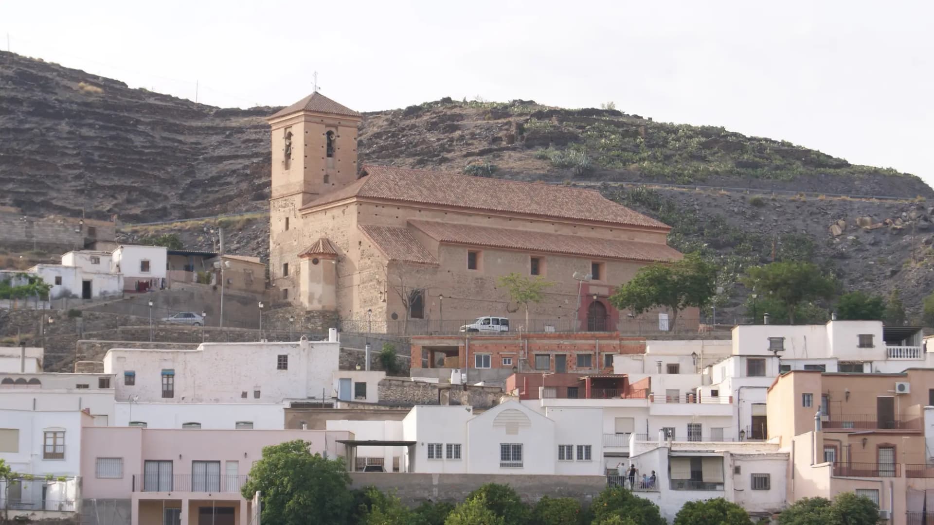 Vista de Gérgal, en la provincia de Almería