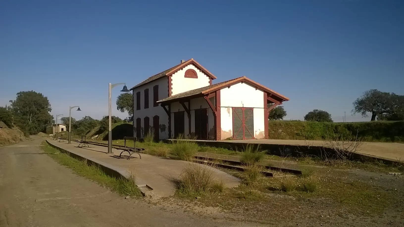 Antigua estación de El Soldado, del ferrocarril minero de Villanueva del Duque