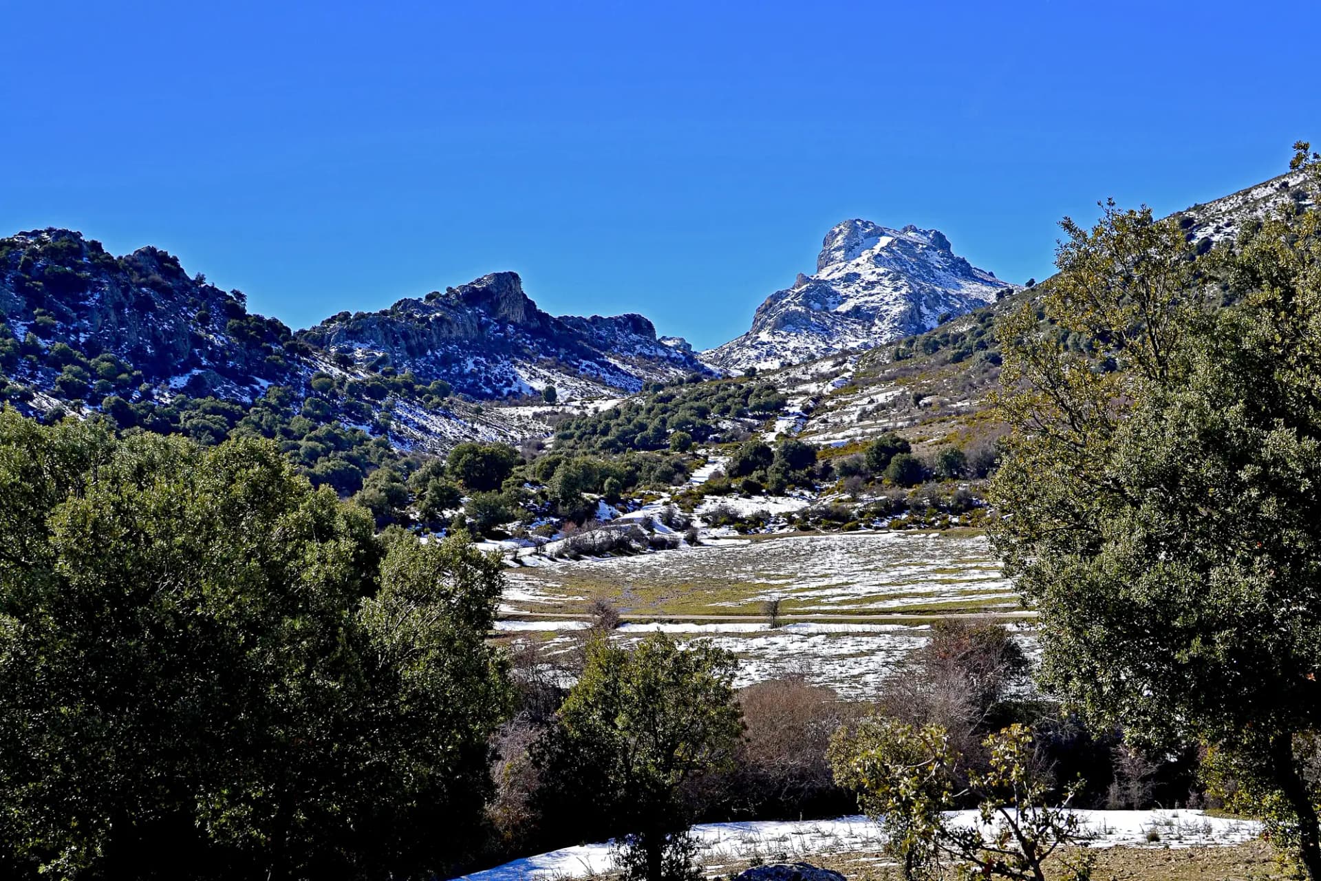 Paisaje de la Sierra de Huétor desde Prado Negro