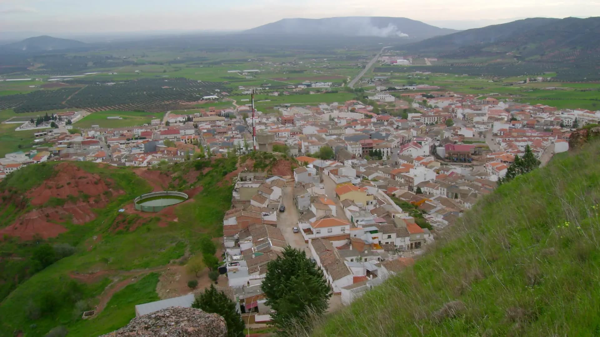 Vista de Santisteban del Puerto, en la comarca de El Condado