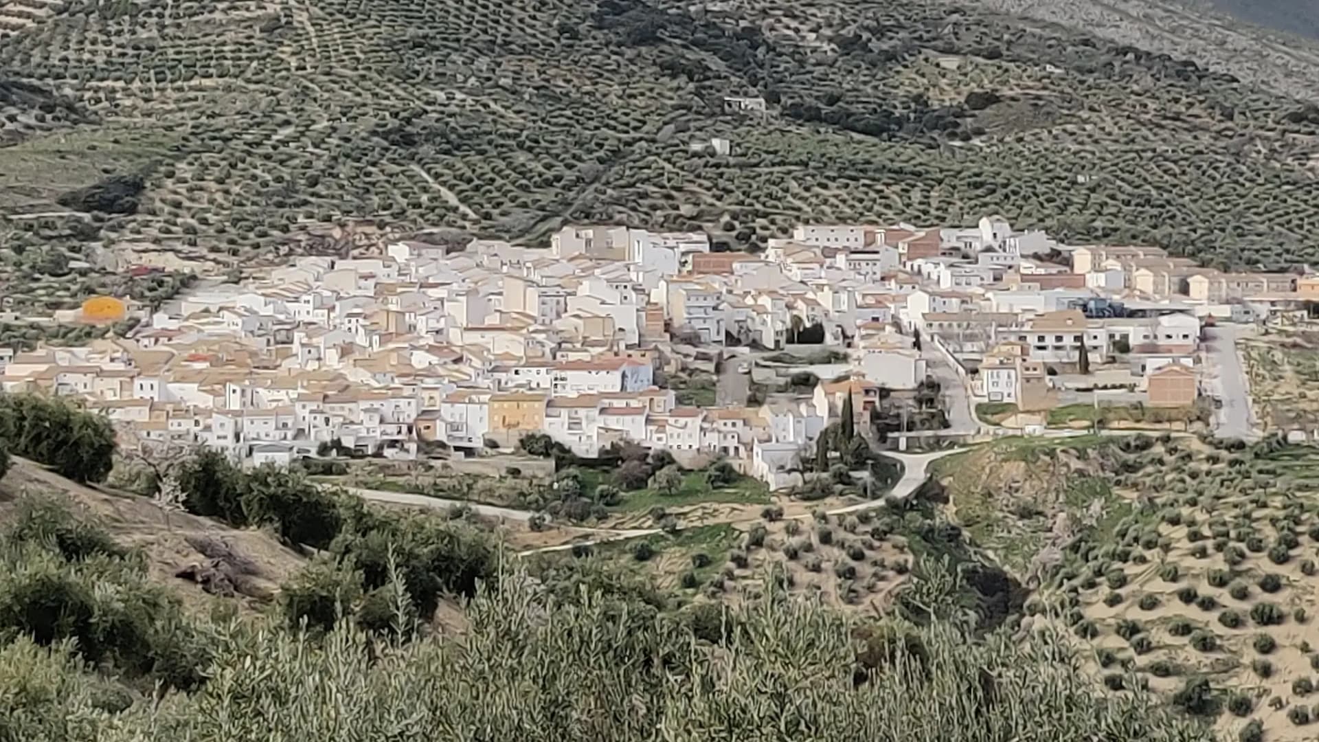 Vista de Carchelejo, uno de los dos núcleos de Cárcheles