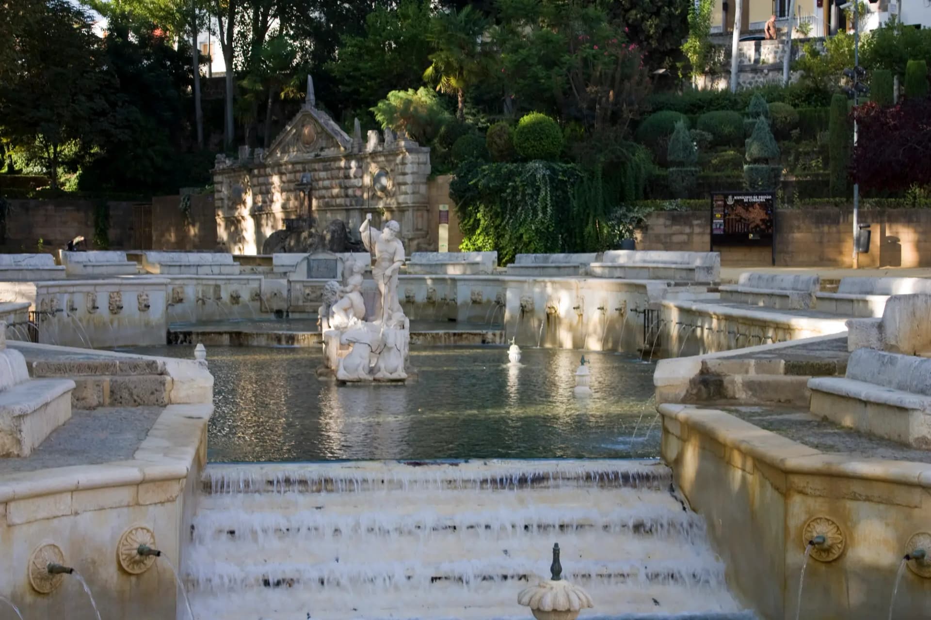 Estanques y chorros de la Fuente del Rey de Priego de Córdoba